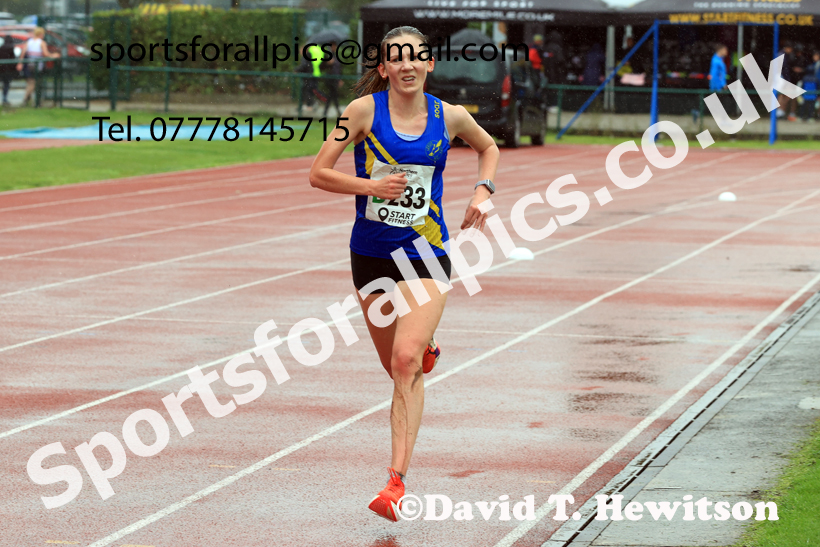 Senior Womens 4 Stage 2025 Northern Athletics Autumn Road Relays, Leigh, Lancashire. Photo: David T. Hewitson/Sports for All Pics